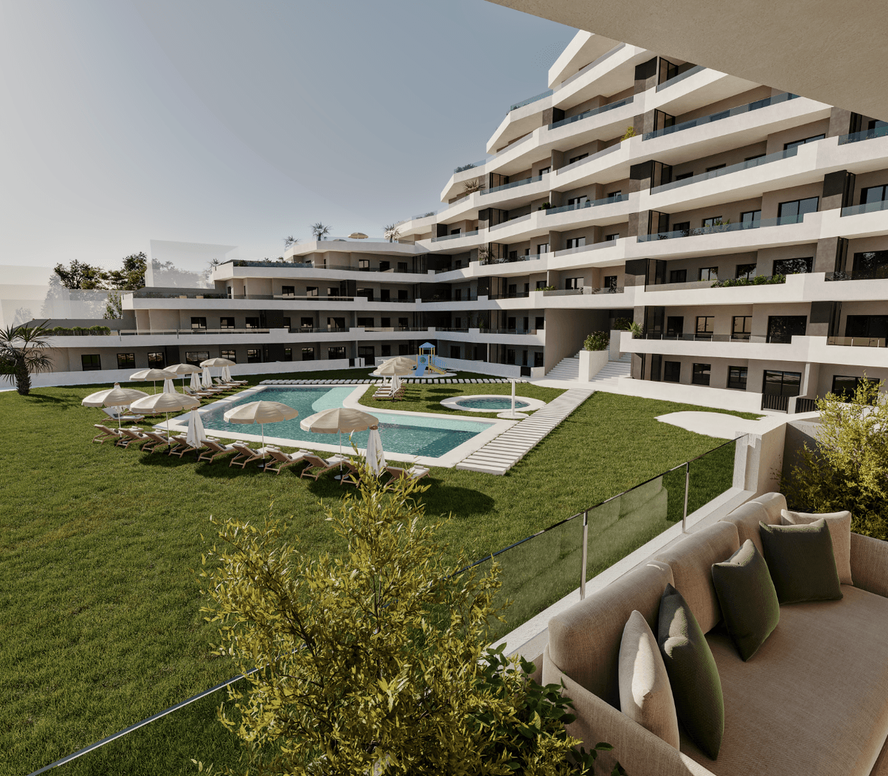 Zdjęcie nieruchomości w San Miguel de Salinas, Costa Blanca Południe – Apartament z 3 sypialniami, tarasem i ogródkiem w San Miguel de Salinas (1)
